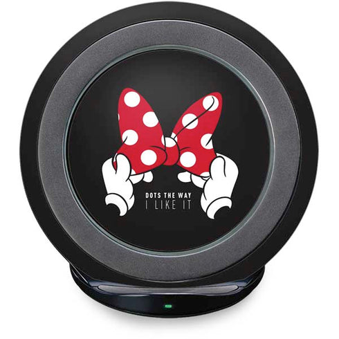 Disney Minnie Mouse Dots The Way Fast Charge Wireless Charging Stand Skin